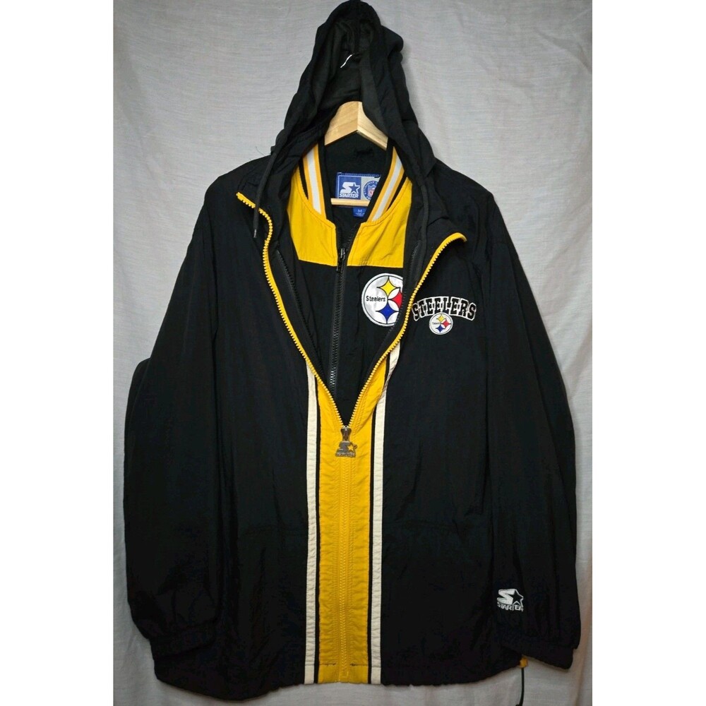 Vintage Pittsburgh Steelers Starter Jacket And Vest Medium
